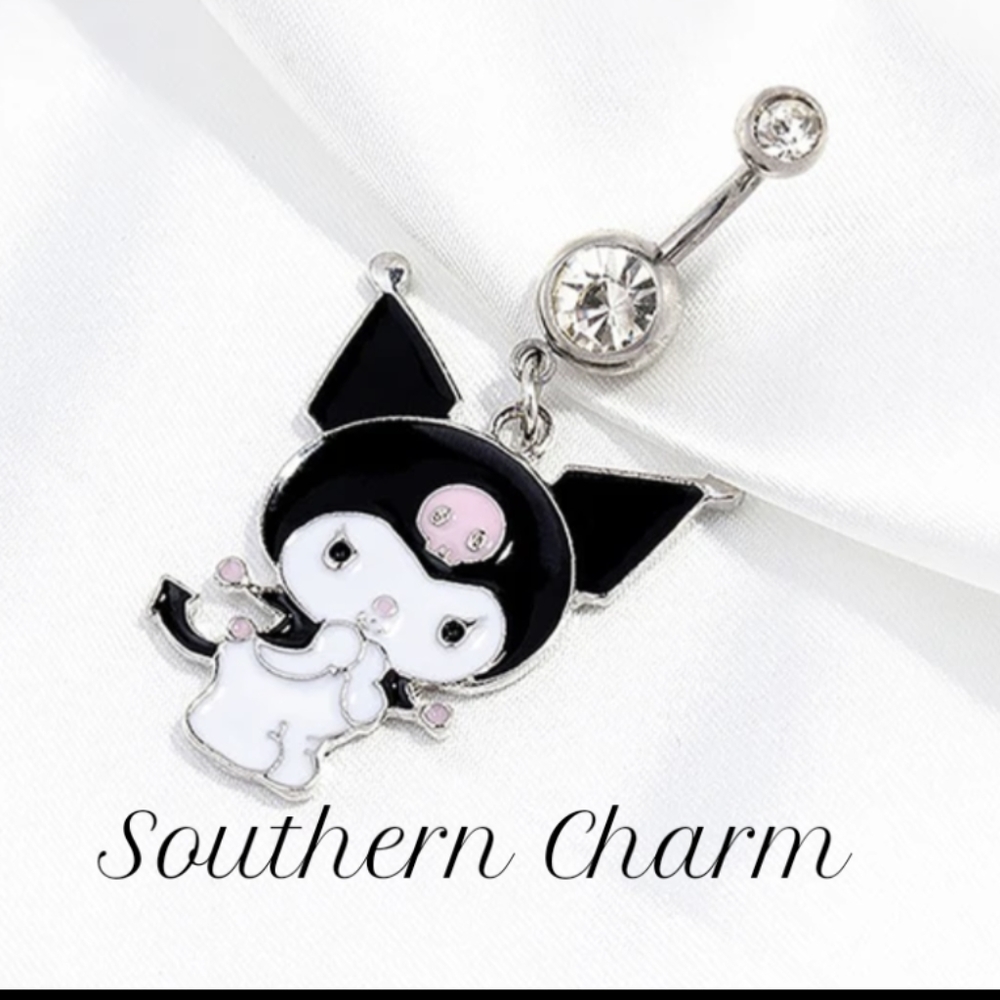 Kuromi Bellybutton Ring